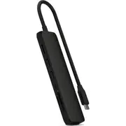 Satechi 7-In-1 Slim Multiport adapteris ar Ethernet Usb-C 2X Usb-A. Pd. Hdmi 4K. Ethernet. Micro/Sd Adapter with