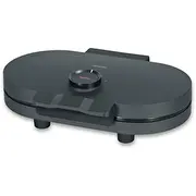 Severin Wa 2118 Duo-Waffeleisen melnā līnija Black Line