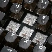 Sharkoon Gaming Tastatur Crystal Shark Schwarz de De