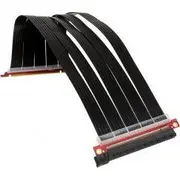 Silverstone Pcie x16. melns Gesv-450 0.4M. Czarny