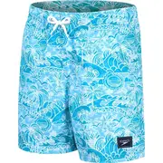 Speedo Bērnu šorti Prt 15 Wsht Jm Alpu zils/baseins/balts S izmērs Szorty alpine blue/pool/white rozmiar