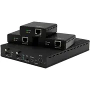 Startech Av sistēmas paplašinātāja komplekts. 3 porti. Cat5. Hdmi St124Hdbt System przekazu Zestaw Extender. porty.