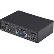 Startech P2Ad122-Kvm-Switch Kvm slēdzis Melns Czarny