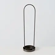 Stikla svečturis uz Tealight Zenor. 29 cm Szklany na tealight