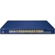 Switch Planet Layer 3 16-Port 100/1000X Sfp Managed L3 10G Ethernet 100/1000/10000 1U Blue Niebieski
