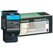 Toneris Lexmark 0C544X1Cg Cyan Original C544X1Cg Toner