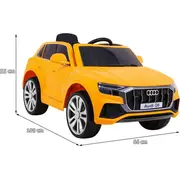 Transportlīdzeklis Audi Q8 Lift Yellow Pojazd