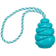Trixie Super Strong lecama bumba ar auklu. rotaļlieta. suņiem. gaiši zila. Tpr. 36.5 cm 7.9 Ze sznurkiem. zabawka. dla psa. jasnoniebieska.