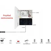 Ups Pulsar Hpsb-24V7A-C komutācijas bufera barošanas avots 27.6V/7A/2X17Ah Zasilacz buforowy impulsowy