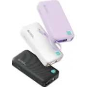 Usams Powerbank ar ievelkamu Usb-C izvelkamo kabeli 10000 mAh Pd 20W Fast Charge Xy Series purpursarkans/purpursarkans 10Kcd22403 Us-Cd224 Ze zwijanym kablem Retractable fioletowy/purple