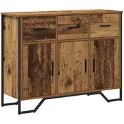 vidaXL bufete Vecais ozols 97X32.5X74.5 cm Engineered Wood Kredens Stary Drewno