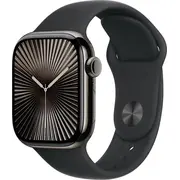 Viedpulkstenis Apple Watch 10 Gps Cellular 46 mm Slate Titanium M/L Black Mwye3Qf/A Smartwatch 46Mm Czarny