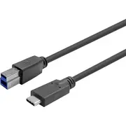 Vivolink Usb-C  Usb-B Usb Kabelis melns Prousbcbmm10 Kabel Usb Usb-C Usb-B Czarny
