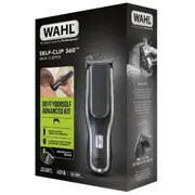 Wahl Selfip 360 melns. sudraba lietuvietis Li-Jons Self-Clip Czarny. Srebrny Litowo-Jonowa Li-Ion