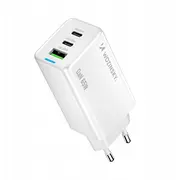 Wozinsky Gan 65W lādētājs ar Usb portiem kabeli C-C portami 2Xusb-C kabelm