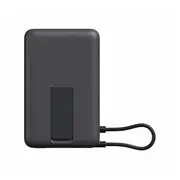 Xiaomi Magnetic Power Bank 10000 ar iebūvētu statīvu pelēkā krāsā Powerbank with Built-In Stand Gray