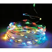 Ziemassvētku eglīšu lampiņas rotājums Ar baterijām darbināmas vadu gaismas vītne 320 Led daudzkrāsains Lampki choinkowe Christmas decoration druciki na baterie girlanda multikolor