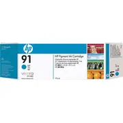 Hp zila tinte. tilpums 775 ml. C9467A Tusz No.91 niebieski. poj.