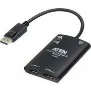 Adapter Av Athens Displayport Black Vs92Dp Aten czarny