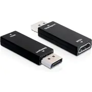 Adapteris Av Delock Displayport Hdmi melns 65258 Adapter czarny