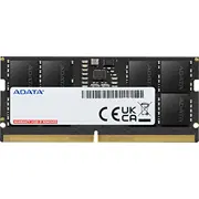 Adata klēpjdatora atmiņa Ddr5 8Gb 5600 Cl 46. Viena Ram Melns. Ad5S56008G-S. Premier Tray Do laptopa Single black.