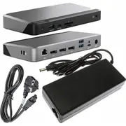 Alogic Mx3 Usb-C stacija/replicators Duprmx3-Ww Stacja/Replikator