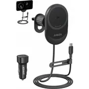Anker lādētājs Maggo Qi2 15W melns Czarna