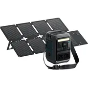 Anker Solix C300X Tragrales Kraftwerk Wechselstrom 220-240 V 300 vats lithiumeisenphospert Tragbares kraftwerk Watt Lithiumeisenphosphat Wh Wi-Fi. Bluetooth Ausgangsanschlusse mit Ps60 portable solar panel