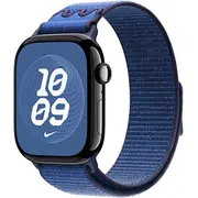 Apple 46Mm zilas lentes nike sporta cilpa Blue Ribbon Nike Sport Loop