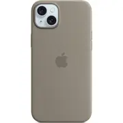 Apple Silikona maciņš ar Magsafe priekš iPhone 15 Plus pelnu brūns Etui silikonowe do iPhonea popielaty