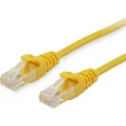 Aprīkot Patchkabel Cat6A U/Utp 2Xrj45 10.00M gelb Lszh Equip
