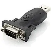 Aprīkot Usb  Rs-232 Usb Adapteris. melns 133382 Adapter Usb Equip Czarny