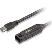 Aten Usb-A  Usb-A Usb Kabelis melns Ue3315-At-G Kabel Usb Usb-A Czarny