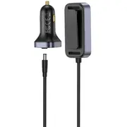 Baseus backSeatPal L1 110W 3 x Usb-A X Usb-C ar pagarinātāja vadu 1.5 m-melc Samochodowa Backseatpal czarna