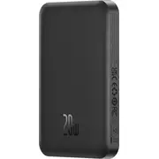 Baseus Magnetic Mini 20W 5000Mah Powerbank Black Czarny