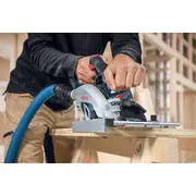 Bosch ripzāģis bezvadu portatīvais Gks 18V-57-2 Gx Professional solo. Zils/Melns. bez akumulatora un lādētāja Pilarka tarczowa cordless portable circular saw 18Volt blue/black. without battery and charger