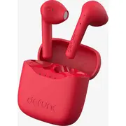 Defunc austiņas Bluetooth 5.3 True Lite bezvadu sarkanas/sarkanas 71465 Bezprzewodowe czerwony/red