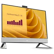 Dell dators Ec27250 Intel Core i5 i5-1334U 68.6 cm 27 collas 1920 x 1080 pikseļi daudzfunkcionālais 16 Gb Ddr5-Sdram 512 Ssd Windows 11 Pro Wi-Fi 6E 802.11Ax Komputer px All-In-One Pc
