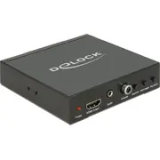 Delock Av adapteris melns 62783 Adapter czarny