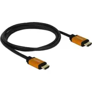 Delock Hdmi  Hdmi kabelis oranžs 85728 Kabel 1.5M