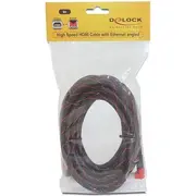 Delock Hdmi  Hdmi kabelis sarkans 82688 Kabel 5M czerwony