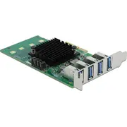 Delock kontrolieris  89048 Kontroler Pcie x4 4X Usb