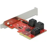 Delock kontrolieris  Sata Iii 89042 Kontroler Pcie x4 6X Sata Iii