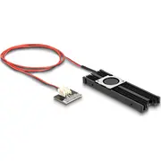 Delock siltuma uztvērējs ar ventilatoru M.2 Ssd 2280 Black Odbiornik wentylatorem do czarny