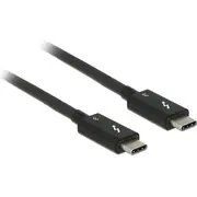 Delock Usb kabelis Thunderbolt  Thunderbolt melns 84844 Kabel Czarny