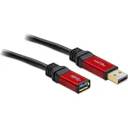 Delock Usb kabelis Usb-A  melns 82753 Kabel Usb-A Czarny