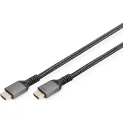 Digitus Hdmi  Hdmi kabelis pelēks Db-330200-030-S Kabel 3M szary