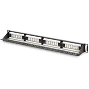 Digitus Patch panelis Cat 6. E klase. neekranēts Panel klasa E. non-shielded
