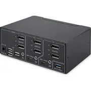 Dp 1.4 Kvm slēdža-dual-monitor Displayport 2-Port Switch Dual-Monitor