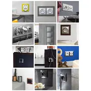 Drn3/83 Simon 54 Nature trīskāršs metāla rāmis. Inox Dark Ramka 3-Krotna metalowa.